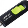 Флешка USB (Type-C) A-Data UC300 64ГБ, USB3.2, черный и зеленый [acho-uc300-64g-rbk/gn]