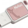 Флешка USB NETAC UA31 16ГБ, USB2.0, розовый [nt03ua31n-016g-20pk]