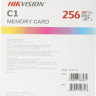 Карта памяти microSDXC Hikvision C1 256 ГБ, 92 МБ/с, Class 10, HS-TF-C1(STD)/256G/Adapter, 1 шт., переходник SD