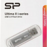 Флешка USB Silicon Power Ultima II-I Series 64ГБ, USB2.0, серебристый [sp064gbuf2m01v1s]