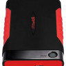 Внешний диск HDD Silicon Power Armor A15, 2ТБ, черный/красный [sp020tbphda15s3l]