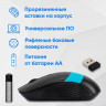 Мышь Oklick 310MW, оптическая, беспроводная, USB, черный и синий [1869090]