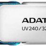 Флешка USB A-Data UV240 32ГБ, USB2.0, белый и голубой [auv240-32g-rwh]