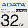 Флешка USB A-Data Classic C008 32ГБ, USB2.0, красный и черный [ac008-32g-rkd]
