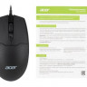 Мышь Acer OMW126, оптическая, проводная, USB, черный [zl.mceee.010]