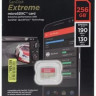 Карта памяти microSDXC UHS-I U3 Sandisk Extreme 256 ГБ, 190 МБ/с, Class 10, SDSQXAV-256G-GN6MN, 1 шт., без адаптера