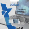 Флешка USB NETAC UA31 16ГБ, USB2.0, синий [nt03ua31n-016g-20bl]