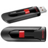 Флешка USB Sandisk Cruzer Glide 64ГБ, USB2.0, черный и красный [sdcz60-064g-b35]