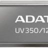 Флешка USB A-Data UV350 128ГБ, USB3.0, серебристый [auv350-128g-rbk]