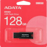 Флешка USB A-Data UV350 128ГБ, USB3.0, серебристый [auv350-128g-rbk]
