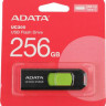 Флешка USB (Type-C) A-Data UC300 256ГБ, USB3.2, черный и зеленый [acho-uc300-256g-rbk/gn]