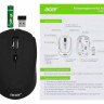 Мышь Acer OMR040, оптическая, беспроводная, USB, черный [zl.mceee.00a]