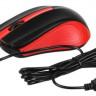 Мышь Acer OMW012, оптическая, проводная, USB, черный и красный [zl.mceee.003]