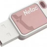 Флешка USB NETAC UA31 32ГБ, USB2.0, розовый [nt03ua31n-032g-20pk]