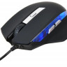 Мышь Oklick 715G, игровая, оптическая, проводная, USB, черный и серебристый [754785]