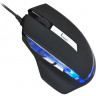 Мышь Oklick 715G, игровая, оптическая, проводная, USB, черный и серебристый [754785]