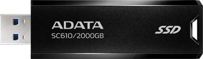 Внешний диск SSD A-Data SC610, 2ТБ, черный [sc610-2000g-cbk/rd]