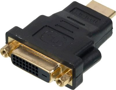 Переходник NingBo HDMI (m) - DVI-D (f), черный [cab nin hdmi(m)/dvi-d(f)]