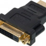 Переходник NingBo HDMI (m) - DVI-D (f), черный [cab nin hdmi(m)/dvi-d(f)]