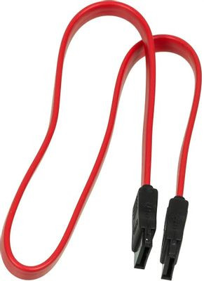 Кабель SATA SATA (прямой) - SATA (прямой), плоский, 0.45м