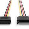 Кабель SATA VENTION KDABY, SATA - SATA, GOLD , круглое, 0.3м