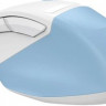 Мышь A4TECH Fstyler FM45S Air, оптическая, проводная, USB, голубой и белый [fm45s air usb (lcy blue)]