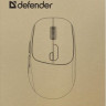 Мышь Defender Nitta MM-307, игровая, оптическая, беспроводная, USB, белый и голубой [52307]