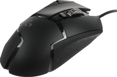 Мышь Logitech G502 Hero, игровая, оптическая, проводная, USB, черный [910-005469/910-005471]