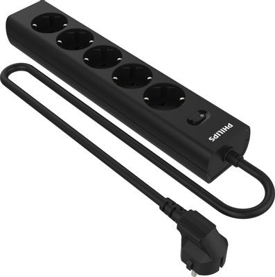 Сетевой фильтр Buro 500UNH-1.8-BG, 1.8м, черный/серый