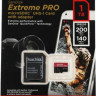 Карта памяти microSDXC UHS-I U3 Sandisk Extreme Pro 1024 ГБ, 200 МБ/с, Class 10, SDSQXCD-1T00-GN6MA, 1 шт., переходник SD