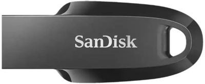 Флешка USB Sandisk Ultra Curve 64ГБ, USB3.2, черный [sdcz550-064g-g46]