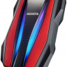 Внешний диск HDD A-Data HD770G, 1ТБ, красный [ahd770g-1tu32g1-crd]