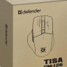Мышь Defender Tisa GM-126, игровая, оптическая, беспроводная, USB, белый и синий [52126]