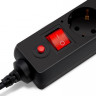 Сетевой фильтр Buro 500UNH-5-WG, 5м, белый/серый