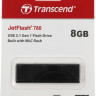 Флешка USB Transcend Jetflash 780 8ГБ, USB3.0, черный и серебристый [ts8gjf780]