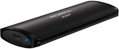 Внешний диск SSD A-Data SE760, 2ТБ, черный [ase760-2tu32g2-cbk]
