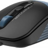 Мышь A4TECH Fstyler FG10CS Air, оптическая, беспроводная, USB, черный и синий [fg10cs air ash blue]