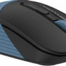 Мышь A4TECH Fstyler FG10CS Air, оптическая, беспроводная, USB, черный и синий [fg10cs air ash blue]