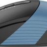 Мышь A4TECH Fstyler FG10CS Air, оптическая, беспроводная, USB, черный и синий [fg10cs air ash blue]