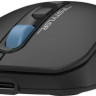 Мышь A4TECH Fstyler FG10CS Air, оптическая, беспроводная, USB, черный и синий [fg10cs air ash blue]