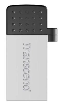 Флешка USB Transcend Jetflash 380 16ГБ, USB2.0, серебристый [ts16gjf380s]