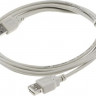 Кабель-удлинитель USB2.0 USB A(m) - USB A(f), 1.8м, серый
