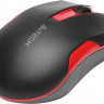 Мышь A4TECH G3-200N, оптическая, беспроводная, черный и красный