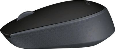 Мышь Logitech M171, оптическая, беспроводная, USB, черный и серый [910-004643]