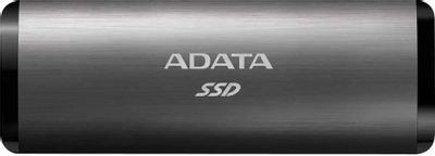 Внешний диск SSD A-Data SE760, 2ТБ, серый [ase760-2tu32g2-cti]