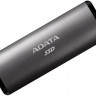 Внешний диск SSD A-Data SE760, 2ТБ, серый [ase760-2tu32g2-cti]