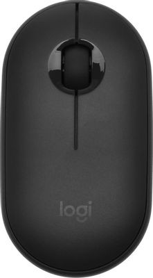 Мышь Logitech Pebble M350, оптическая, беспроводная, USB, темно-серый [910-005576]