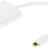 Переходник Display Port miniDisplayPort (m) - VGA (f), белый