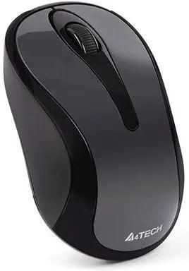 Мышь A4TECH G3-280NS, оптическая, беспроводная, USB, серый и черный