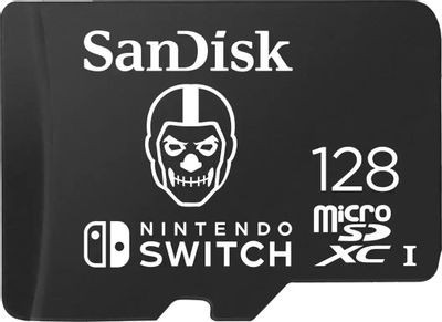 Карта памяти microSDXC UHS-I Sandisk Nintendo Switch 128 ГБ, 100 МБ/с, Class 10, SDSQXAO-128G-GN6ZG, 1 шт.